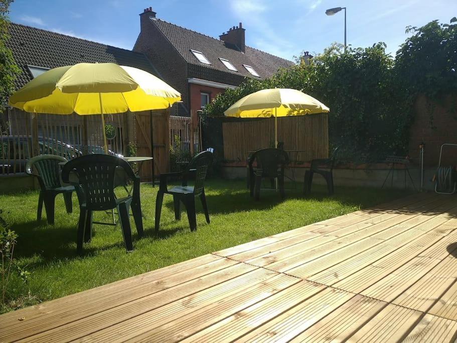 La Brise Malouine Au Bord De Mer Avec Jardin Dunkirk Bagian luar foto